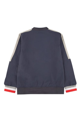 Veste - Blanc, bleu, gris et rouge