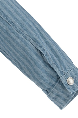 Veste en jean à capuche Sutro - Bleu