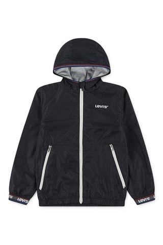 Coupe-vent à capuche - Noir