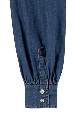 Chemisier en jean - Bleu