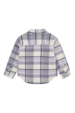 Chemisier - Blanc et violet