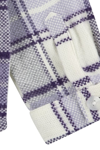 Chemisier - Blanc et violet