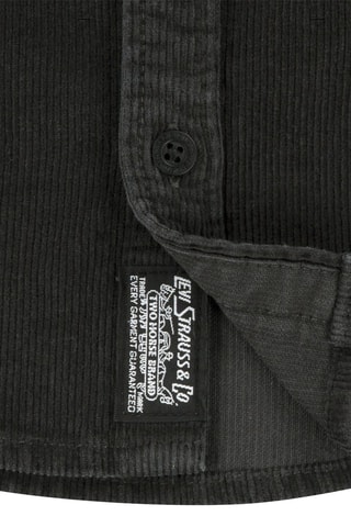 Chemise en velours - Noir