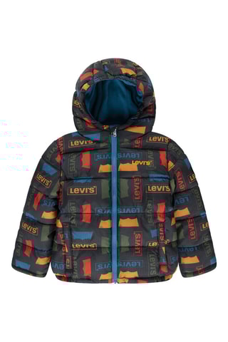 Doudoune à capuche Bleu électrique