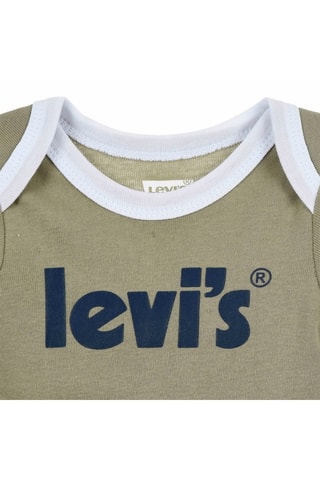 2 bodys - Blanc et vert