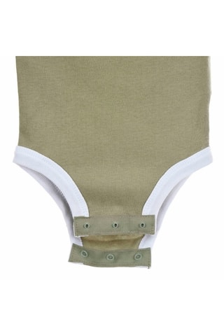 2 bodys - Blanc et vert