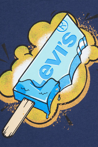 T-shirt - Bleu, vert et jaune