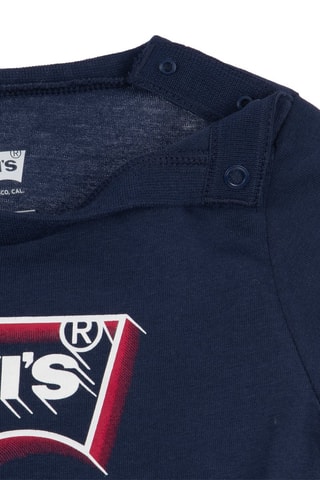 T-shirt en coton biologique - Blanc, rouge et bleu