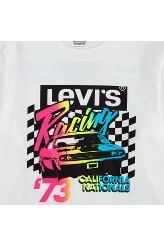 T-shirt - Blanc, noir, jaune et rose