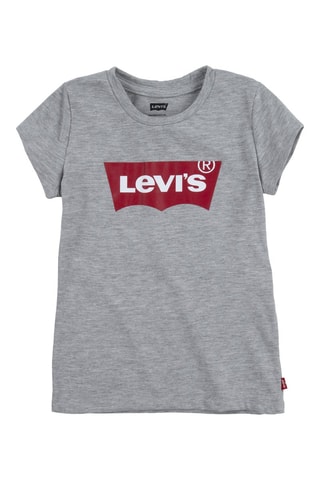 T-shirt - Blanc, rouge et gris