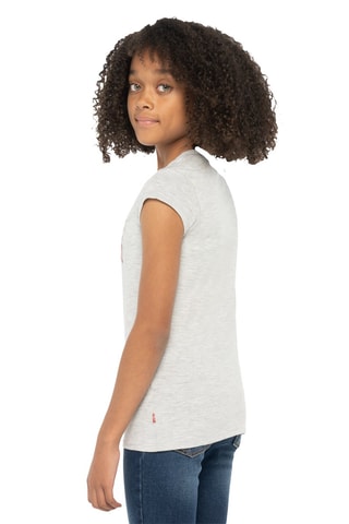 T-shirt - Blanc, rouge et gris