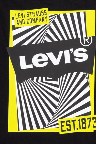 T-shirt - Blanc, noir, rouge et jaune