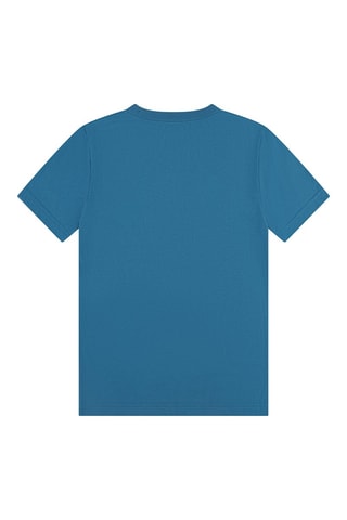 T-shirt en coton biologique Bleu cobalt