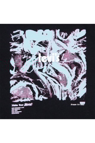 T-shirt - Noir, rouge et bleu