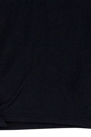 T-shirt noué - Noir