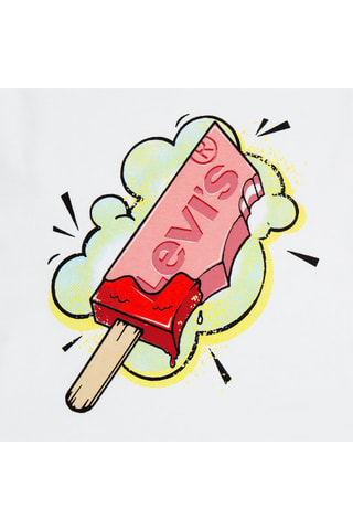 T-shirt - Blanc, rouge, jaune et rose