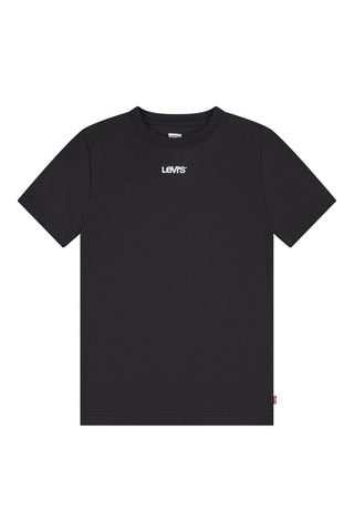 T-shirt en coton biologique - Blanc, noir et rouge