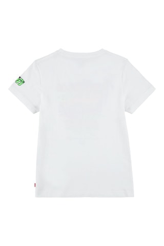 T-shirt - Blanc, vert, orange et rose