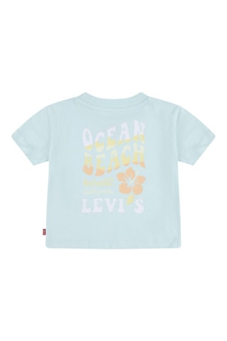 T-shirt - Bleu et orange