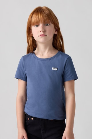 T-shirt - Blanc et bleu