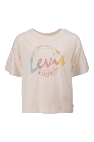 T-shirt - Beige, bleu, jaune et rose