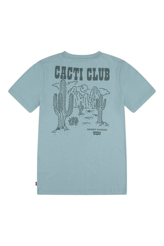 T-shirt en coton biologique - Bleu