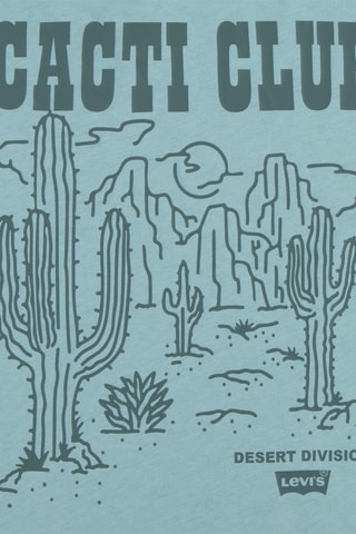 T-shirt en coton biologique - Bleu