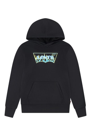 Sweat à capuche en coton biologique - Noir