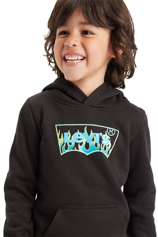 Sweat à capuche en coton biologique - Noir