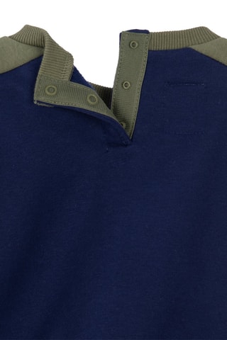 Sweat en coton biologique - Bleu