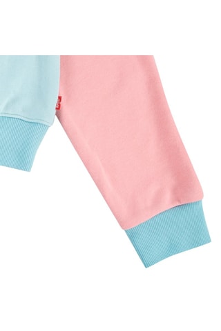Sweat - Blanc, rouge, bleu et rose