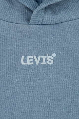 Sweat à capuche en coton biologique - Bleu