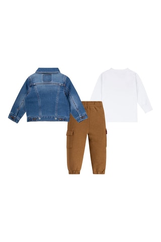 Ensemble 3 pièces - Blanc et bleu