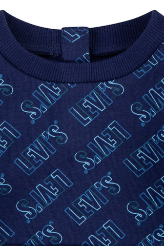 Sweat et jogging en coton biologique - Rouge et bleu