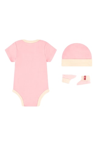 Ensemble 3 pièces - Rose et ivoire