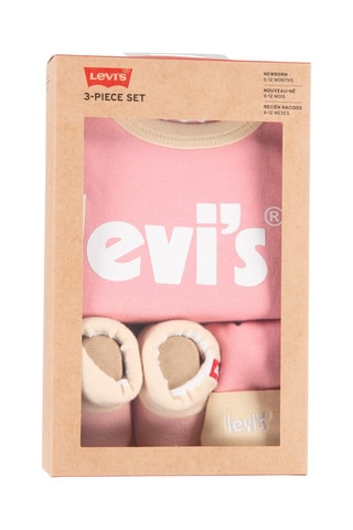 Ensemble 3 pièces - Rose et ivoire