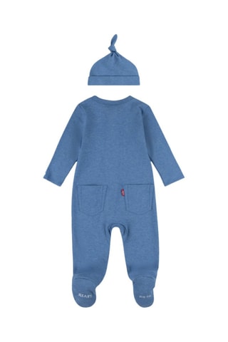 Bonnet et grenouillère - Bleu