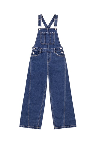 Salopette en jean - Bleu marine