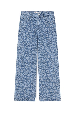 Jean taille haute - Bleu cobalt