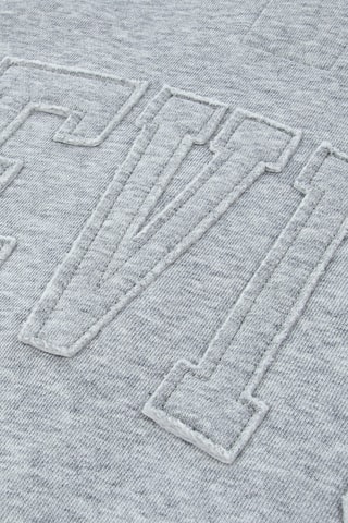 Sweat à capuche - Gris clair chiné