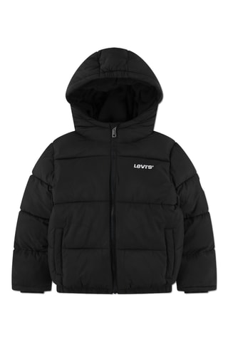 Doudoune à capuche - Noir et blanc