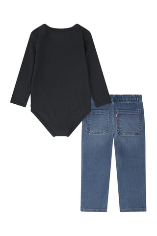 Body et jean - Noir et bleu