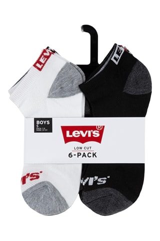 6 paires de chaussettes - Gris clair et blanc