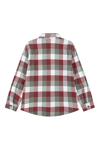 Chemise - Rouge et kaki