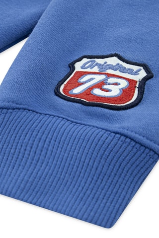 Sweat à capuches - Bleu cobalt