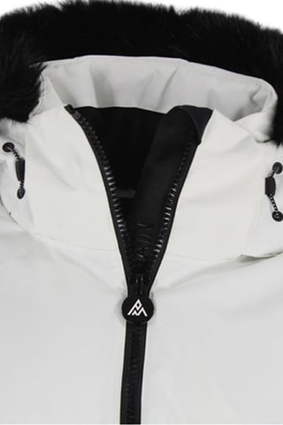 Veste de ski à capuche Alcone - Ecru