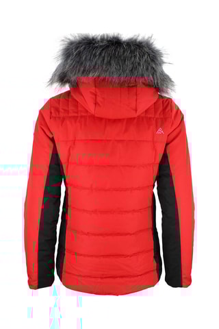 Veste de ski à capuche Asalpi - Rouge et noir