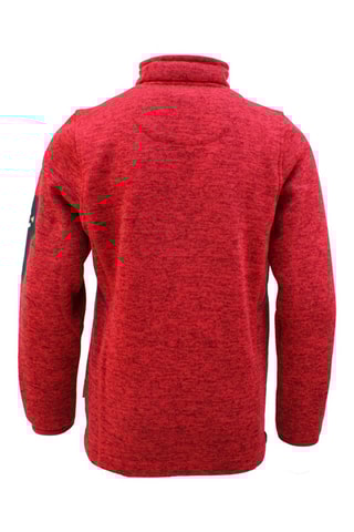 Pull polaire Ecypa Peak Mountain - Rouge chiné