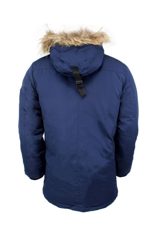 Parca com capuz Cogan Azul-noite