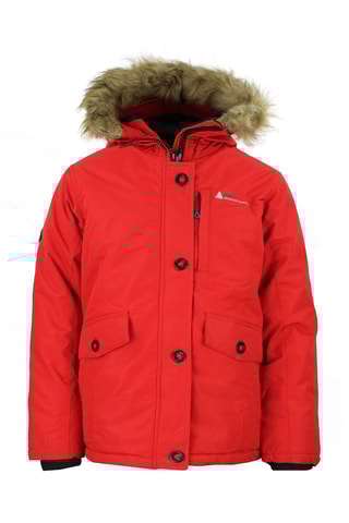 Parka à capuche Falava - Rouge